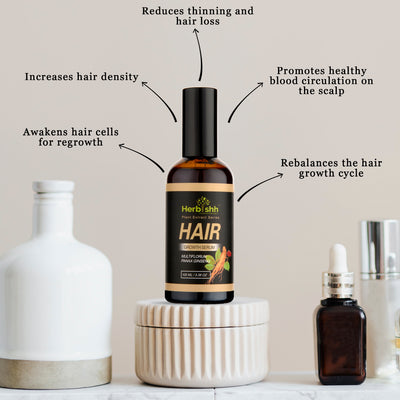 Herbishh Hair Revitalizer Serum