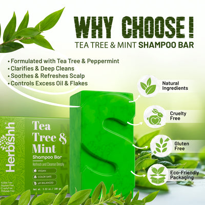 Tea Tree and Mint Shampoo Bar