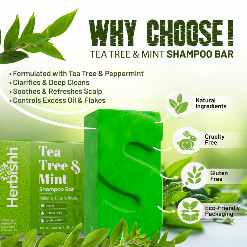 Tea Tree and Mint Shampoo Bar