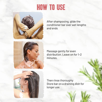 Rosemary & Biotin Conditioner Bar - Herbishh