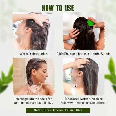 Tea Tree and Mint Shampoo Bar easy to use