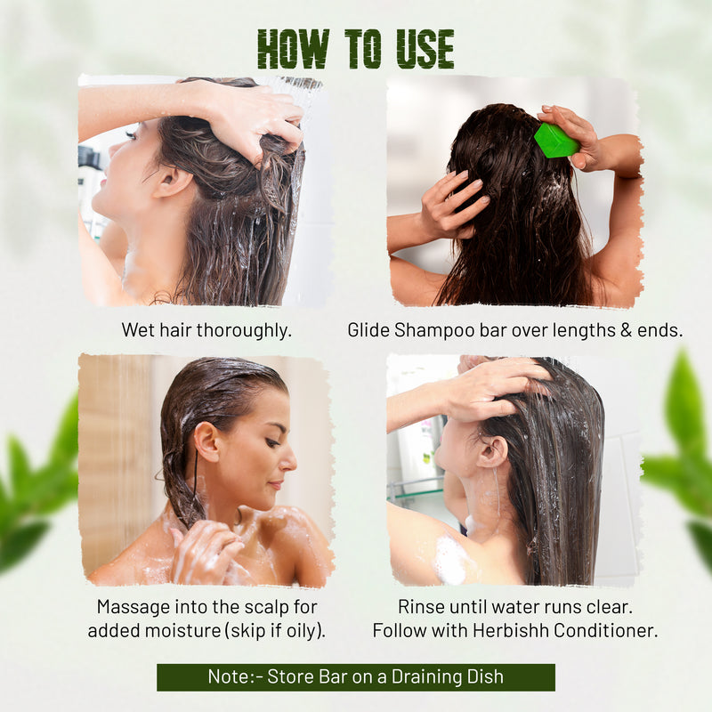 Tea Tree and Mint Shampoo Bar easy to use
