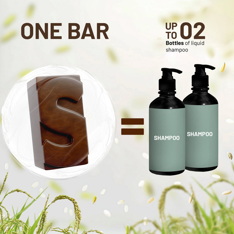 Rice water shampoo bar 