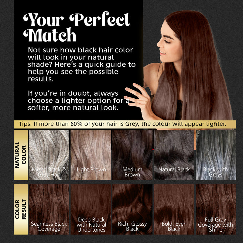 Chestnut Brown Hair Color Shampoo 500ml- Herbishh