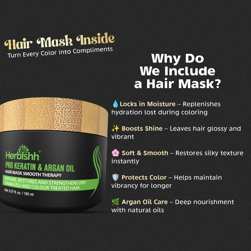 Buy 2pcs Color Shampoo Get 1 Hair Mask Free - Herbishh