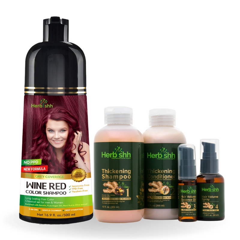 AS - Color Shampoo & Hair Volumizing Kit - HERBISHH