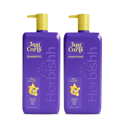 Just Curls Shampoo & Conditioner Set - Herbishh