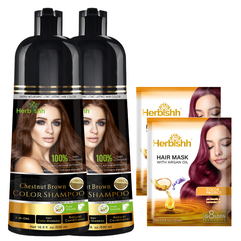 2pcs Herbishh Color shampoo
