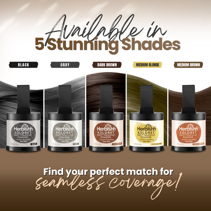 Medium Brown Root Touch-Up Powder | Grey Coverage Powder