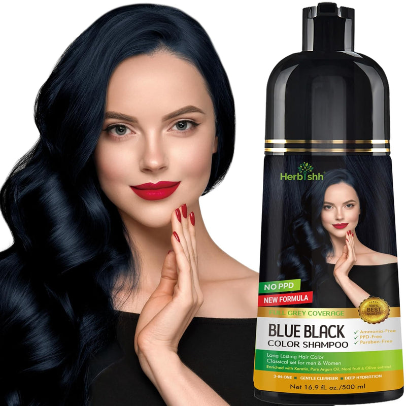 Blue Black Color Shampoo