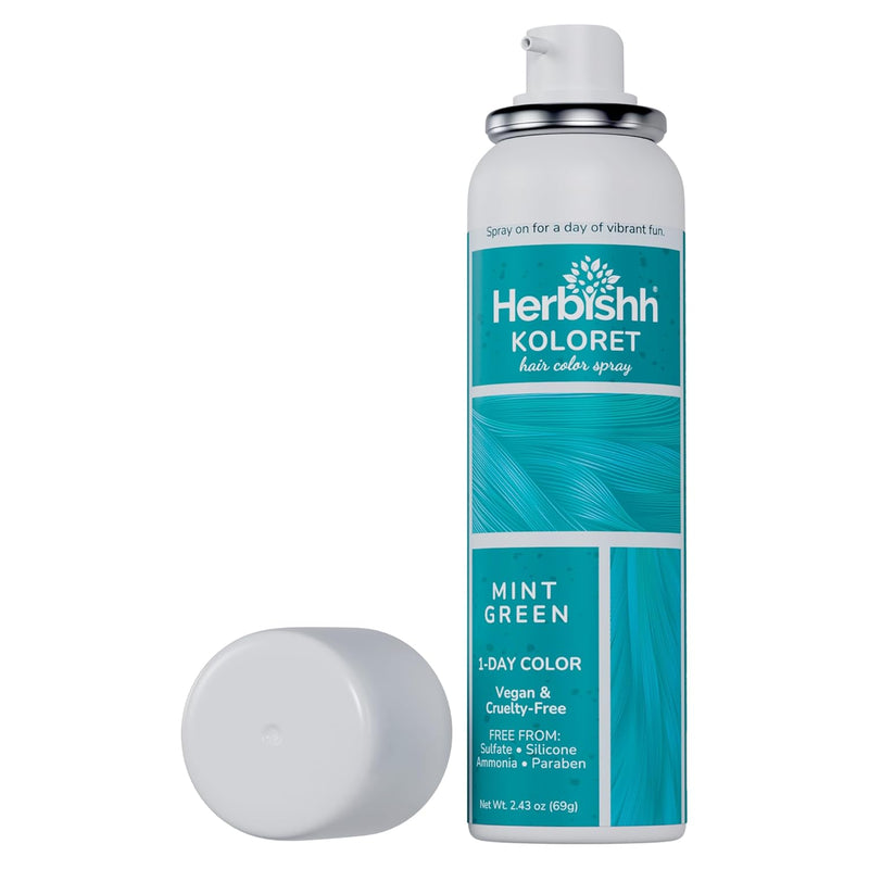 Koloret Temporary Hair Color Spray Mint Green - Herbishh