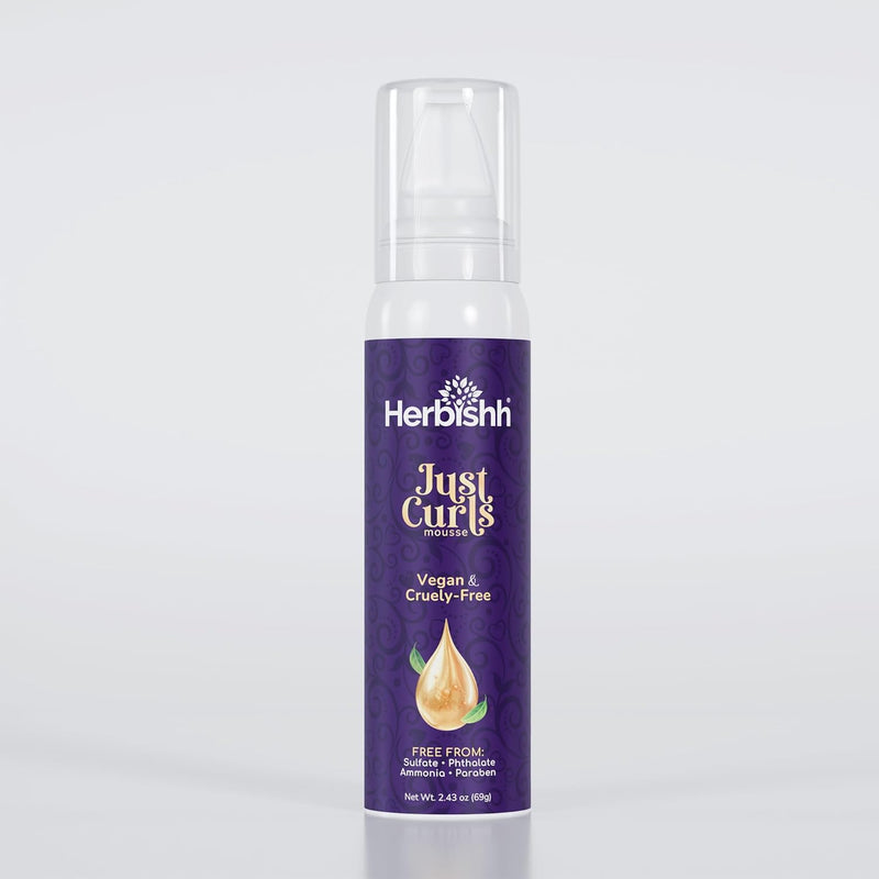 Just Curls Weightless Hair Mousse-Herbishh