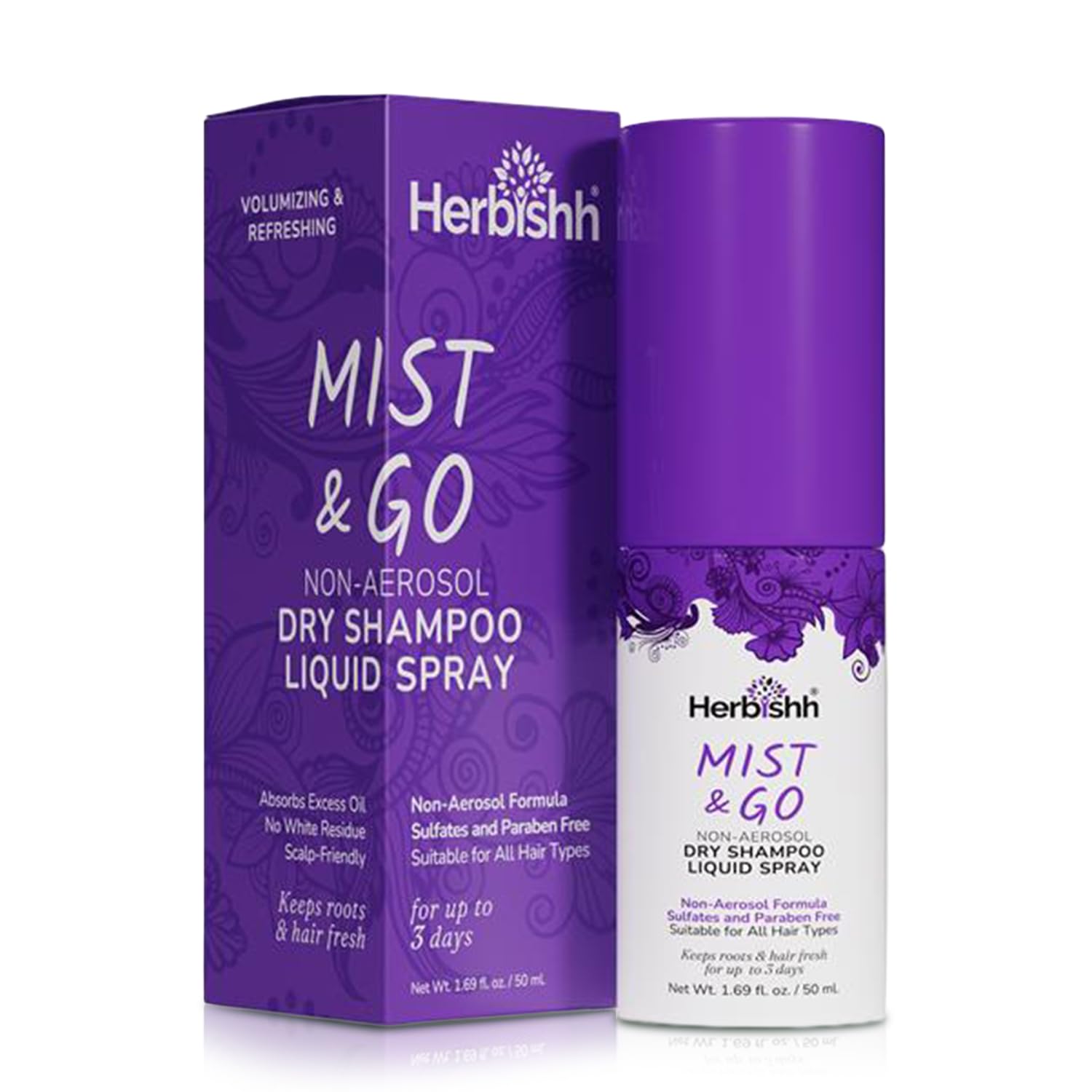Herbishh Mist & Go Liquid Dry Shampoo – herbishh.com