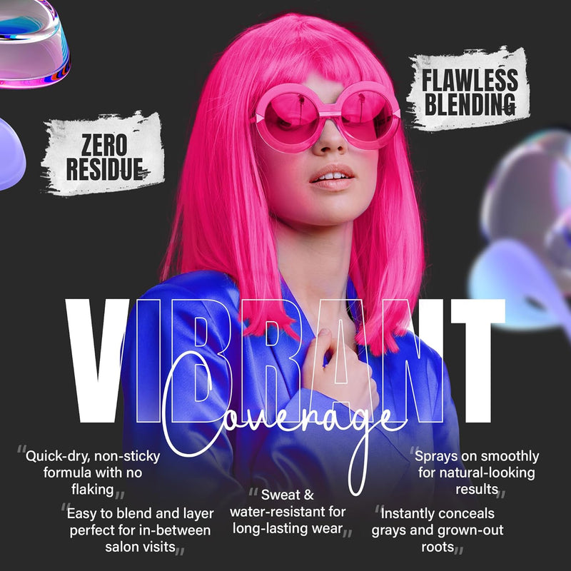 Koloret Temporary Hair Color Spray Pastel Pink- Herbishh