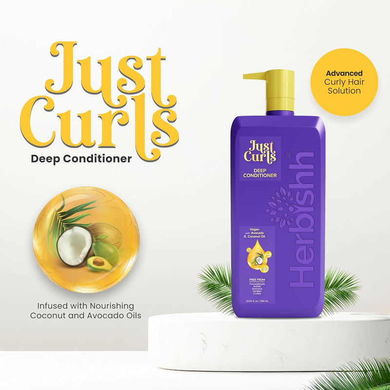 Just Curls Deep Conditioner - Herbishh