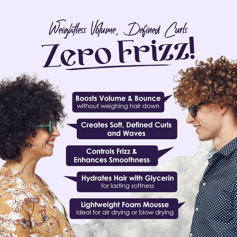 Just Curls Weightless Hair Mousse-Herbishh