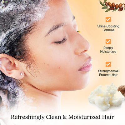 Herbishh Moroccan Argan Oil Shampoo and Conditioner Set with Hair Mask