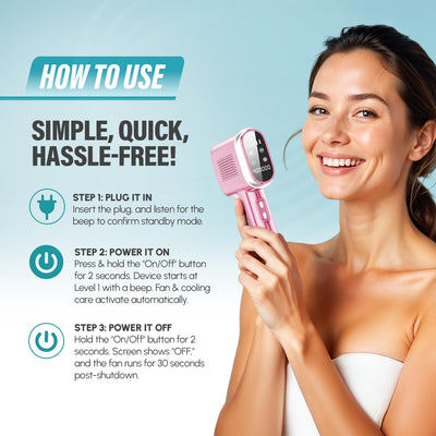 Herbishh IPL Laser Hair Removal Device