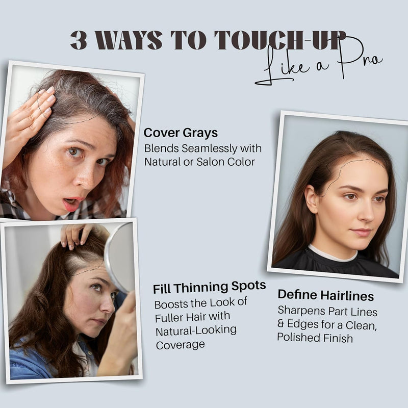 Koloret Quick Root Touch Up Hair Color Spray Dark Brown- Herbishh