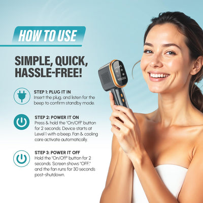 Herbishh IPL Laser Hair Removal Device