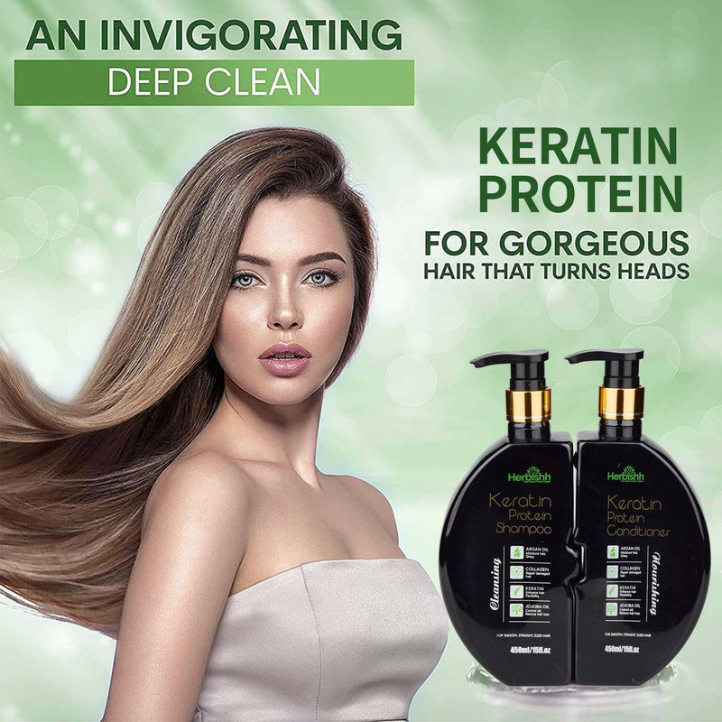 Keratin Shampoo & Conditioner Duo