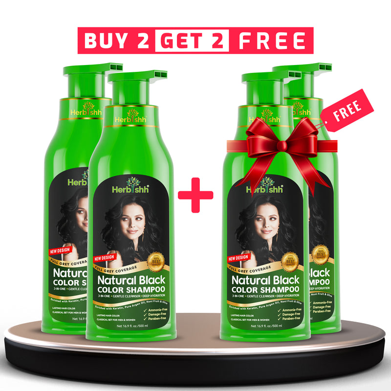BUY 2 GET 2 Herbishh Hair Color Shampoo