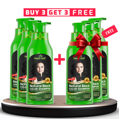 BUY 3 GET 3 Herbishh Hair Color Shampoo