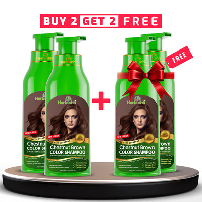 BUY 2 GET 2 Herbishh Hair Color Shampoo