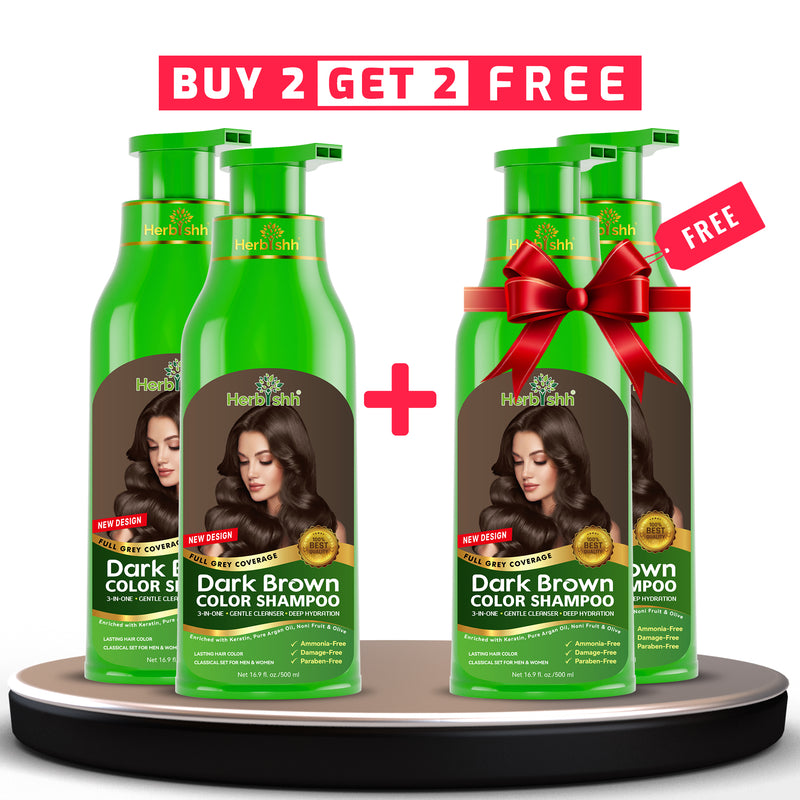 BUY 2 GET 2 Herbishh Hair Color Shampoo