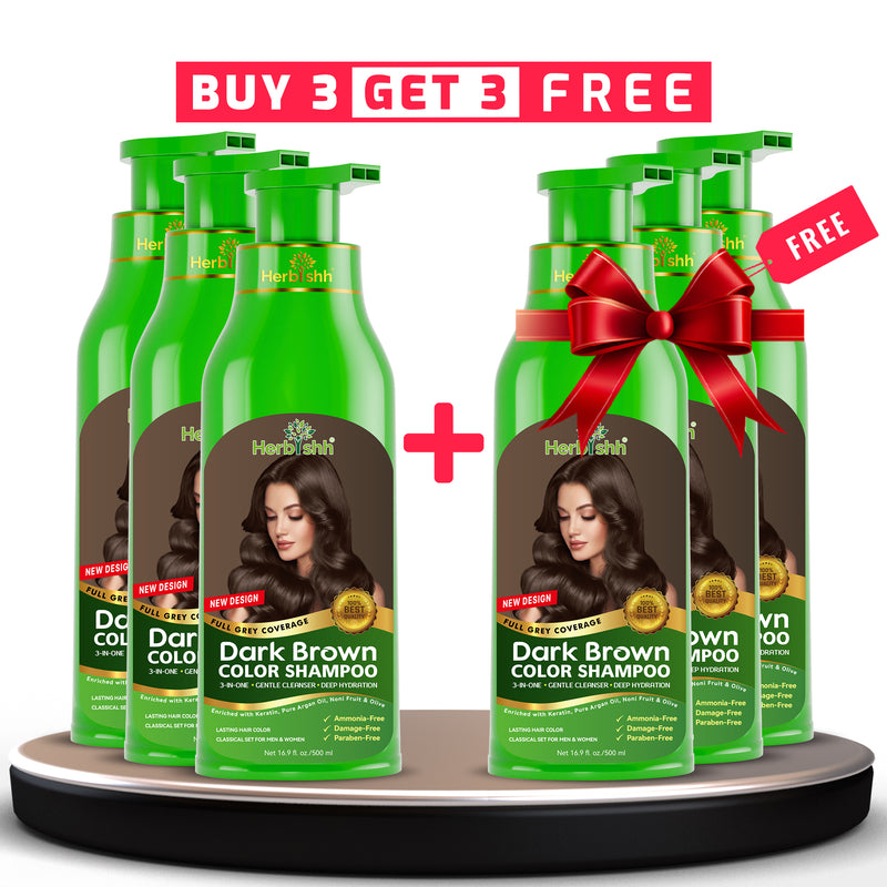 BUY 3 GET 3 Herbishh Hair Color Shampoo