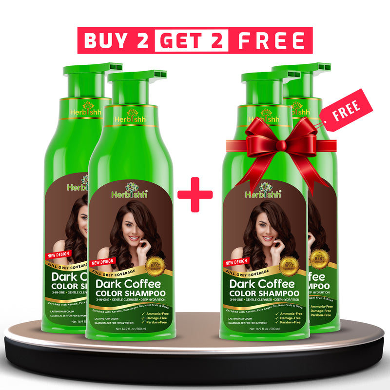 BUY 2 GET 2 Herbishh Hair Color Shampoo