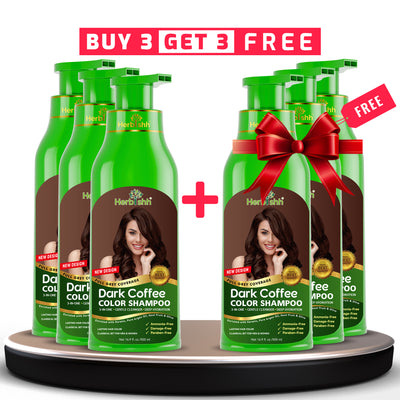 BUY 3 GET 3 Herbishh Hair Color Shampoo