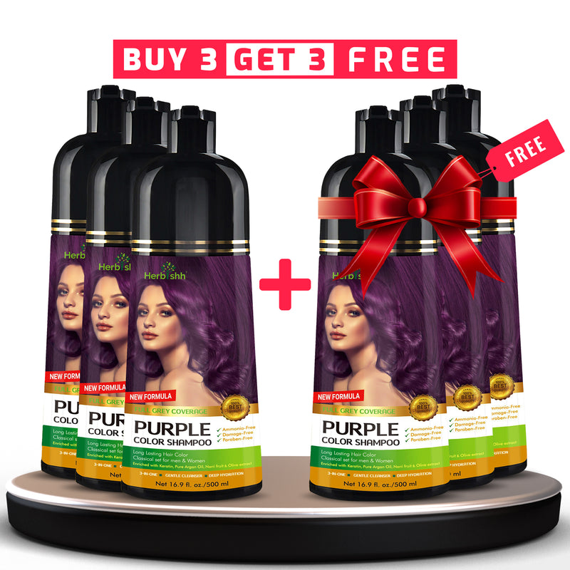 BUY 3 GET 3 Herbishh Hair Color Shampoo