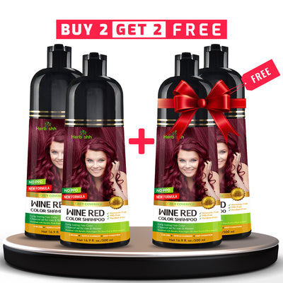 BUY 2 GET 2 Herbishh Hair Color Shampoo