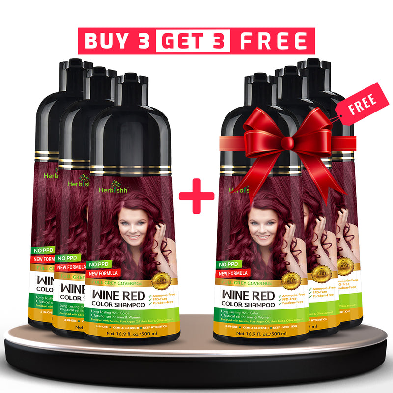 BUY 3 GET 3 Herbishh Hair Color Shampoo