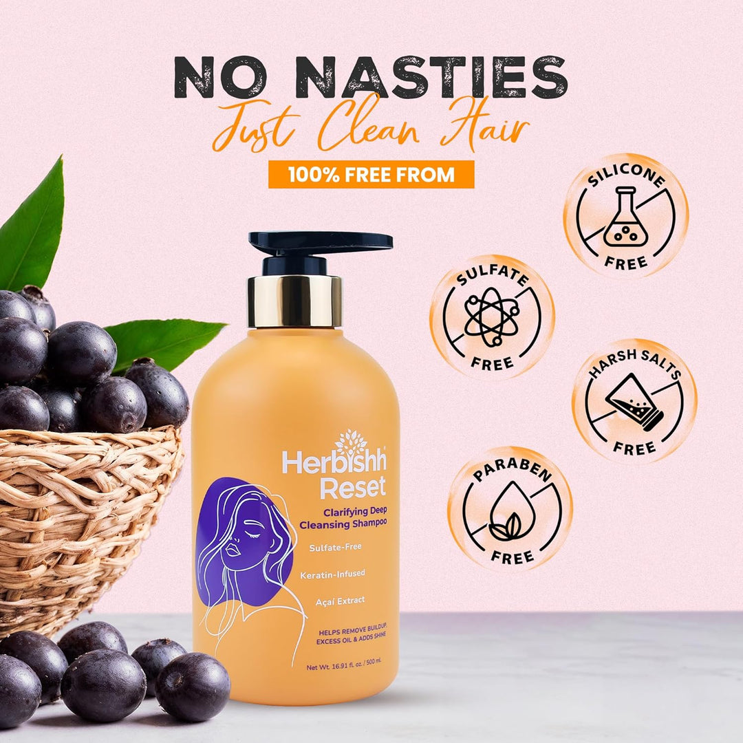 Clarifying Deep Cleansing Shampoo - Herbishh – herbishh.com
