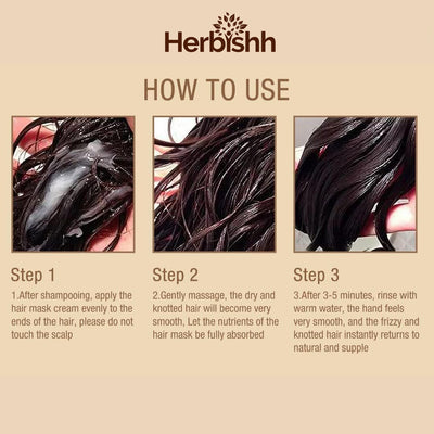 Keratin Argan Hair Mask Trio - Herbishh