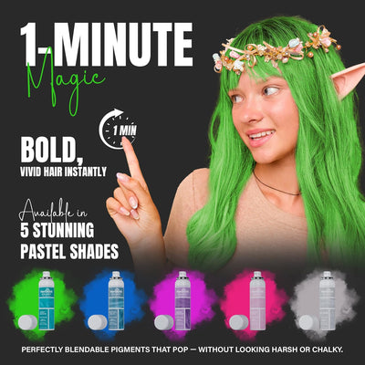 Koloret Temporary Hair Color Spray Mint Green - Herbishh