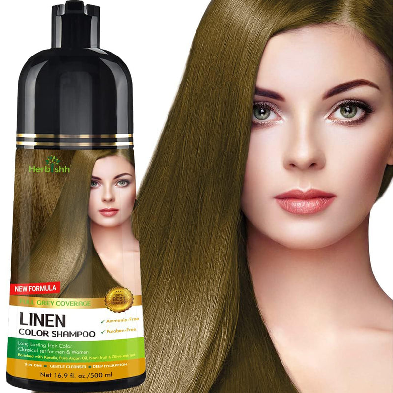 Hair Color Shampoo & Hair Mask Combo- Herbishh