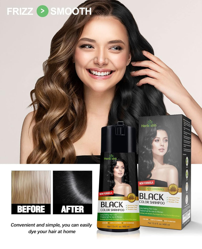 New Formula based Hair Dye Shampoo - Herbishh
