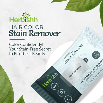 Pack of 1 Herbishh Hair Color Stain Remover Wipes