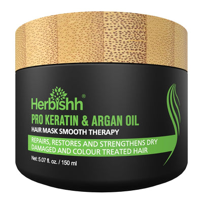 Pro Keratin Argan Hair Mask - Herbishh