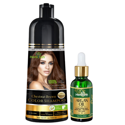 AS-BUY 1 Color shampoo & GET 1 Argan Oil Free - Herbishh