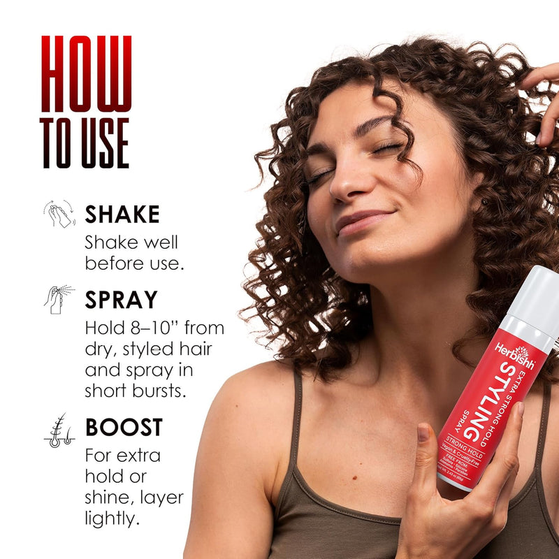 Hair Holding Spray Extra Strong - Herbishh
