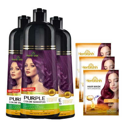 Herbishh - 3pcs Color Shampoo