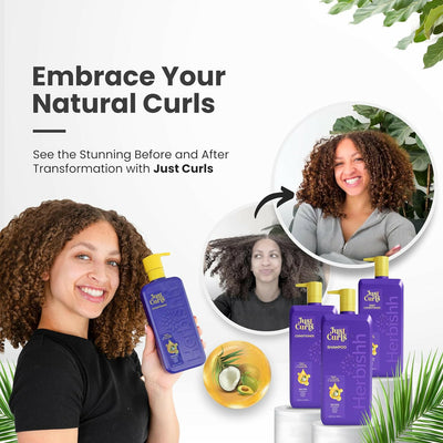 Just Curl Triple Nourish Hair Care Kit - Herbishh