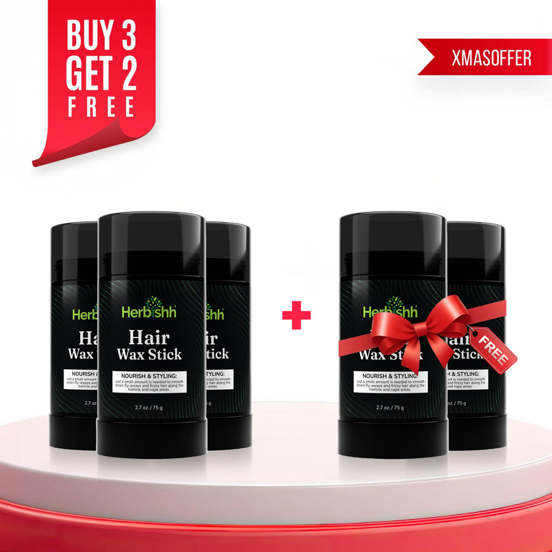 Buy-3 Get-2  Herbishh Hair Wax Stick For Women & Men --CHRISTMAS OFFER