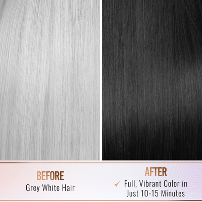 Black Hair Color Shampoo 10 Sachet- Herbishh