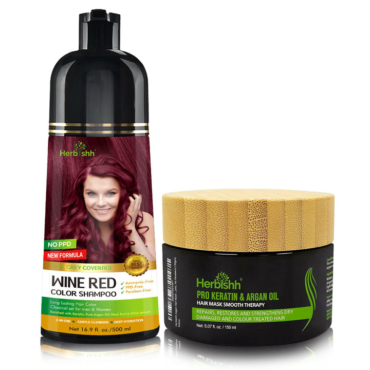 Herbishh Color Shampoo & Hair Mask – Color + Nourish in One Step