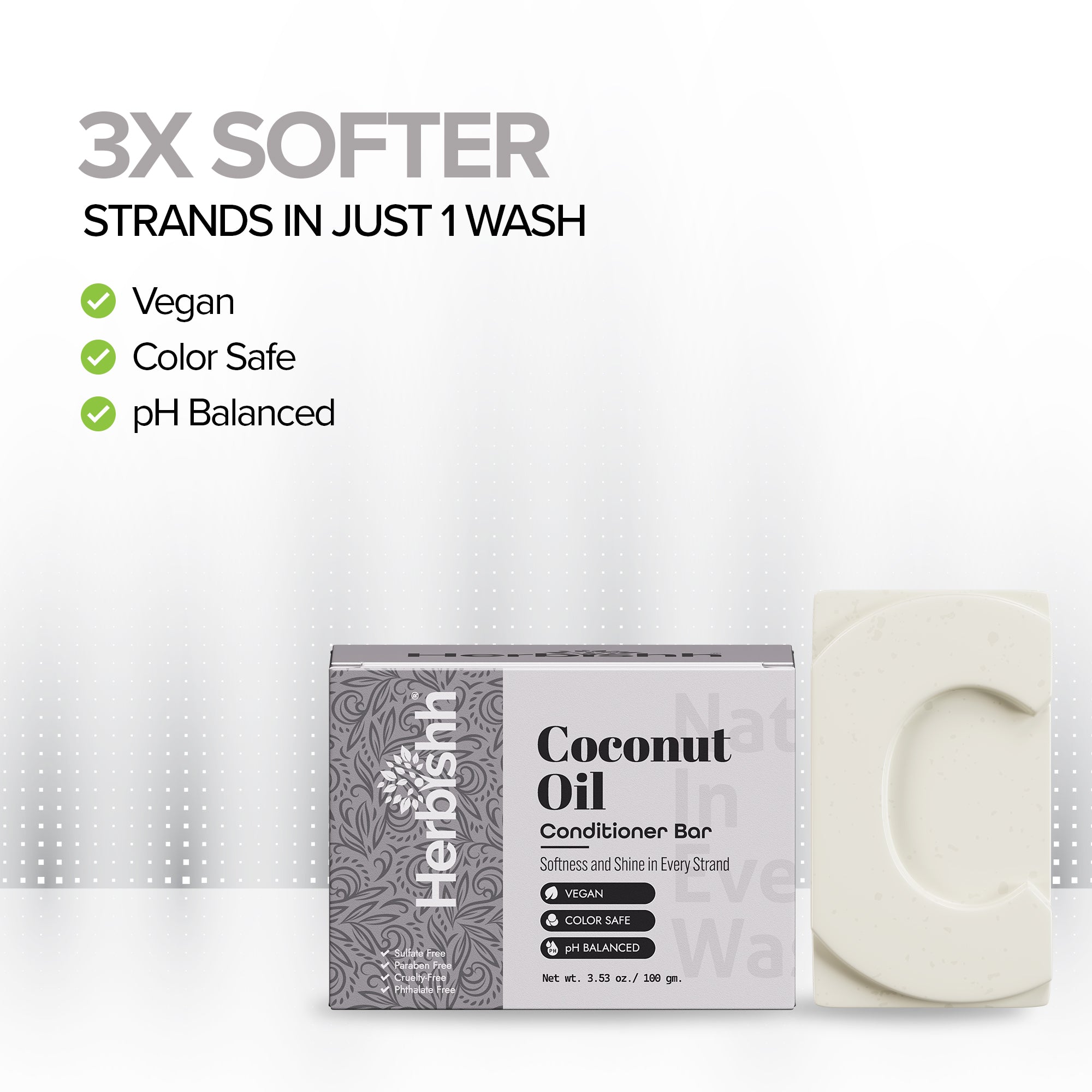 Coconut Oil Conditioner Bar | Best Bar Conditioner for Dry, Curly, or ...